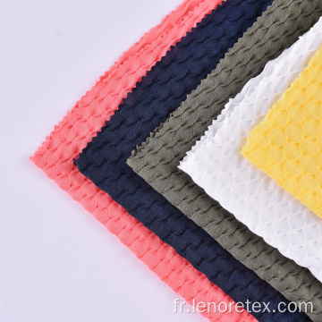 93% polyester 7% tissu jacquard en tricot extensible